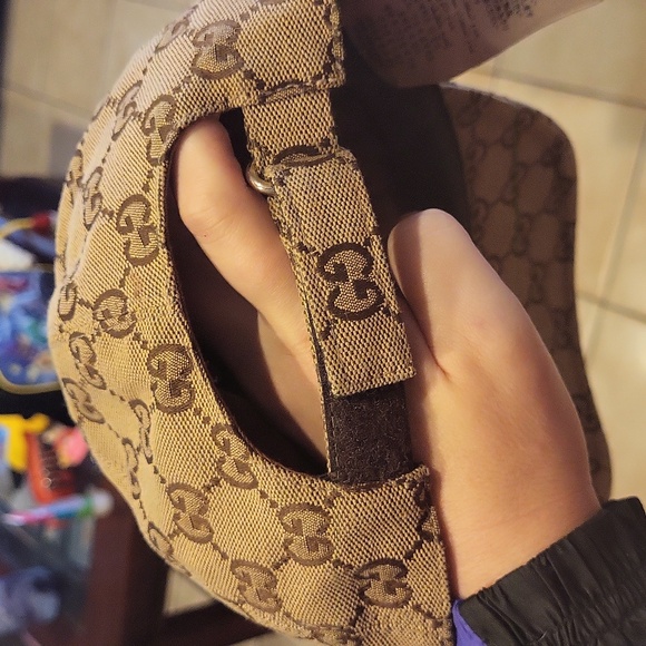 Gucci Authentic GG Logo Canvas Baseball Cap Size Small - Picture 6 of 6